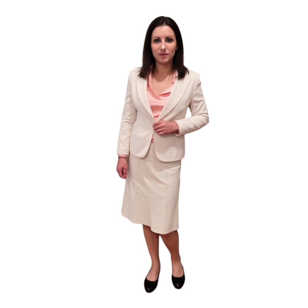 Ricki's White Blazer and Skirt